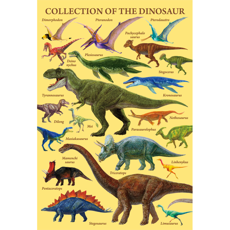 ポストカード：恐竜