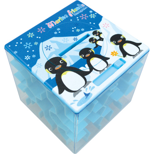 海のぐるぐる貯金箱：ペンギン