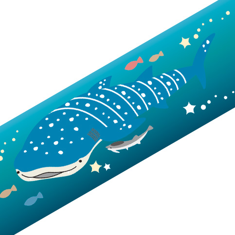 マスキングテープ：M024：ジンベエザメの海中散歩
